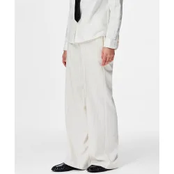 Pantalón de vestir de raya diplomática de mujer
