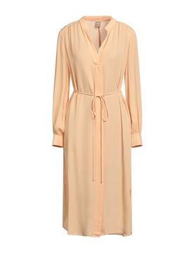 Vestido midi Mujer Melocotón 38 Mujer
