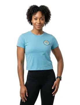 T-shirt à Manches Courtes Daybreak Baby Lagoon Blue M - Salty Crew - FashionsVida