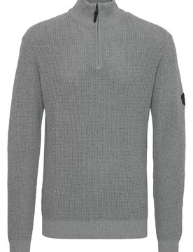 INDICODE JEANS Jersey gris / negro