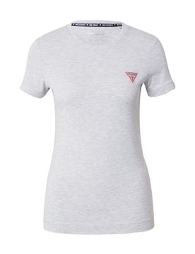GUESS Camiseta gris moteado / rojo
