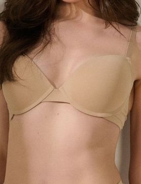 Sinsay - Reggiseno push-up - nude