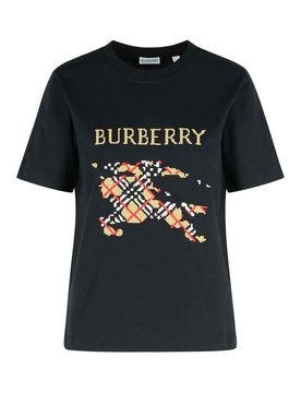 T-shirt di Cotton Black Frankie