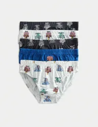 Pack Pure Cotton Marvel™ Avengers™ Briefs (2-8 Yrs) Multi male