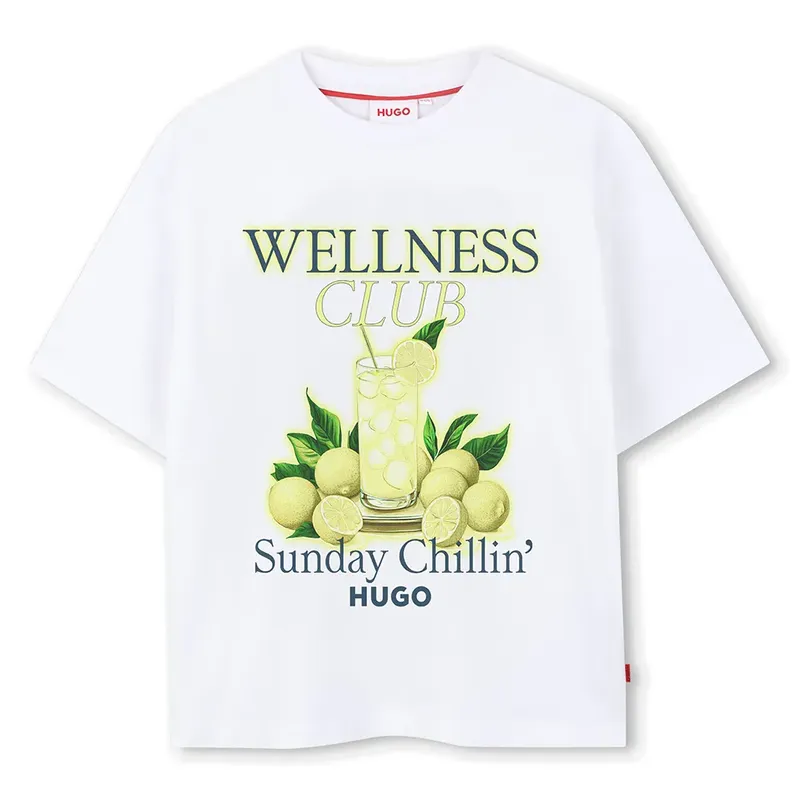 Hugo Maglietta A Maniche Corte G01017 White 14 Anni