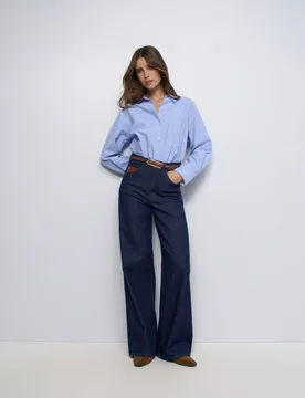 Vaqueros faith push in wide de mujer - Salsa Jeans - FashionsVida