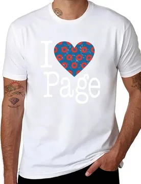 Phish I Heart Page T-Shirt funny t shirts dark humor t shirts for man cotton soft T-Shirt - Aliexpress - FashionsVida