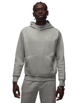 Fleece Herren Kapuzenpullover - Grau - Größe XXL - Baumwoll-Jersey Grey XXL