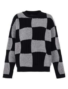 FENIA Jersey gris / negro