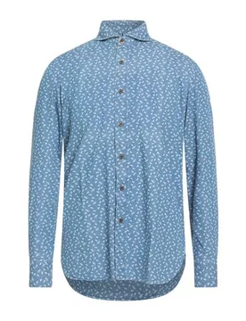 Camisa vaquera Hombre Azul marino 40 Hombre - Borrelli Napoli - FashionsVida