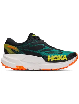 Chaussures de trail - Mafate X M Black/Electric Aqua - Taille 44 - Bleu - Hoka - FashionsVida