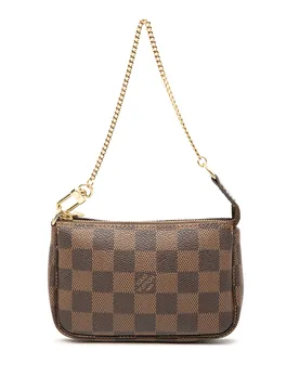 Damier Ebene Mini Pochette Accessoires - Louis Vuitton - FashionsVida
