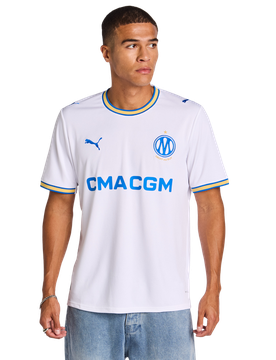 Olympique De Marseille Home 26-27 Herren Trikots/Replikate - Weiß - Größe S - Poly Jersey White S
