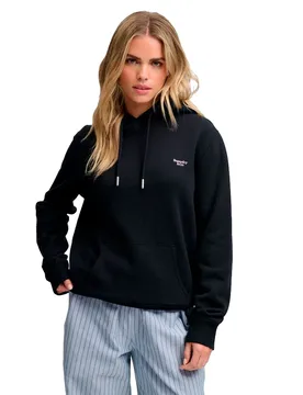 Sweat à Capuche Signature Embroidered Eclipse Navy XS - Superdry - FashionsVida