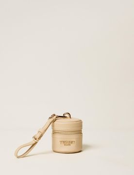 Étui cylindrique pour écouteurs avec logo