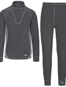 Mens Unisex Thriller Thermal Top And Bottom Set - Multicolour - Size X-Large - Trespass - FashionsVida