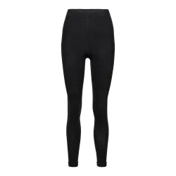 Leggings mit Merinowolle L schwarz