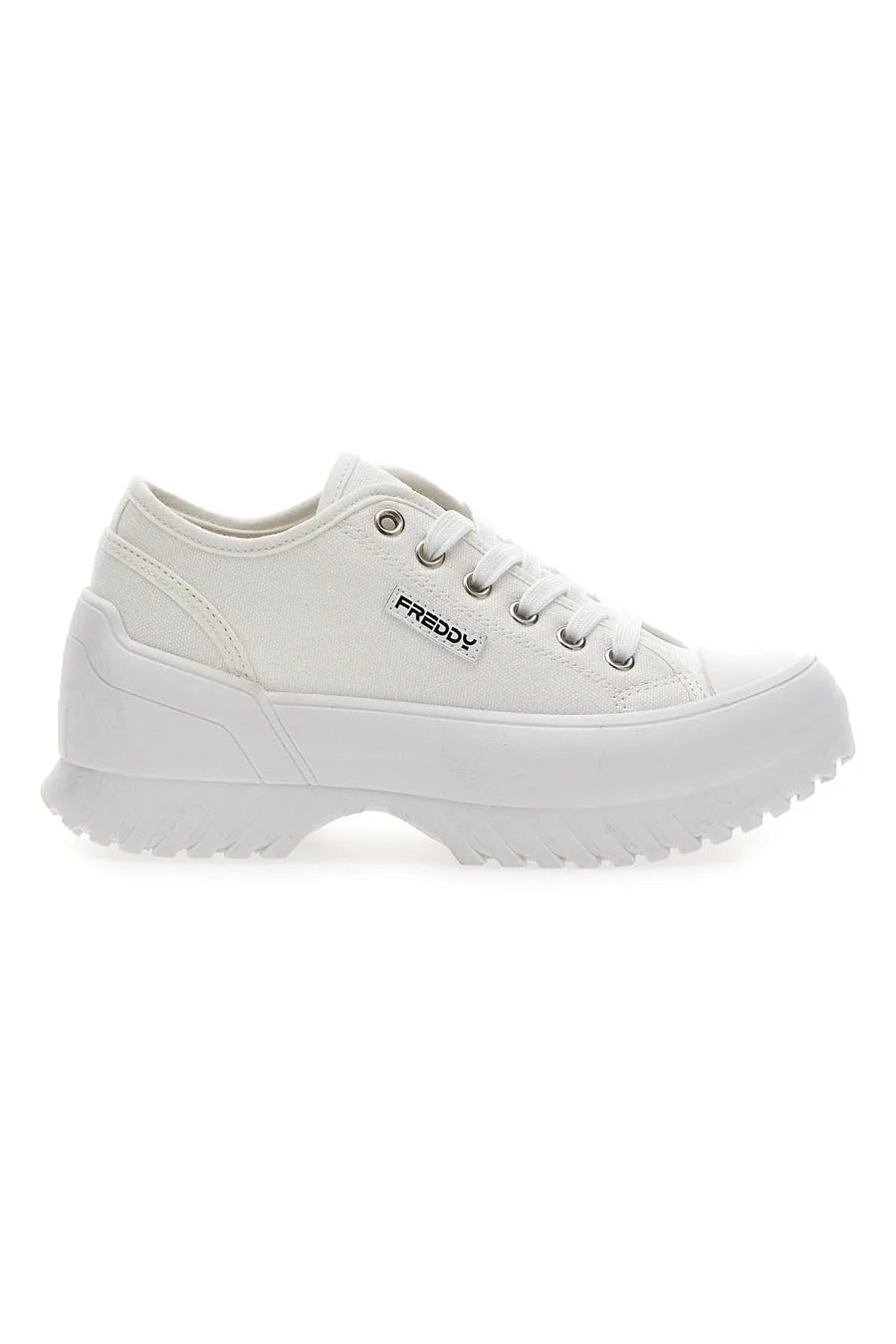 Sneakers Bianche con Platform 7601 38 - Freddy - FashionsVida