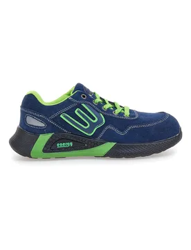 Scarpe antinfortunistiche basse blu inserti fluo S1P Blue energy BS190S1P 41 - BLU STAR - FashionsVida