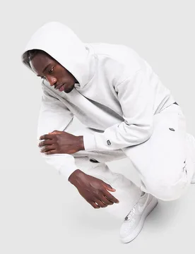 Mens Landing Hoodie - Grigio, grigio grigio Uomo taglia M - Unlike Humans - FashionsVida