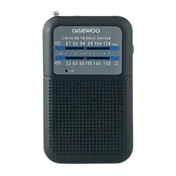 Radio Portable Dw1008bk Black One Size unisex