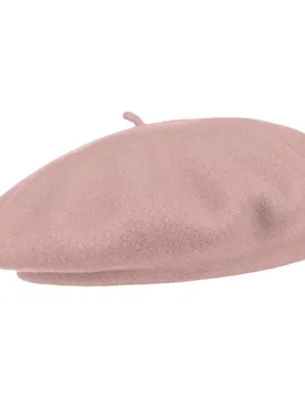 Beret with Cashmere by - rose - Female - Size: One Size - Barascon - FashionsVida