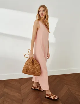 Vestido de punto sin mangas - Southern Cotton - FashionsVida