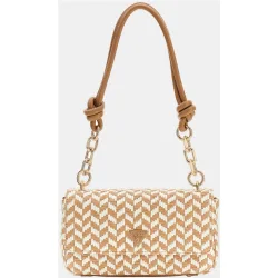 Bolso de hombro cierre solapa