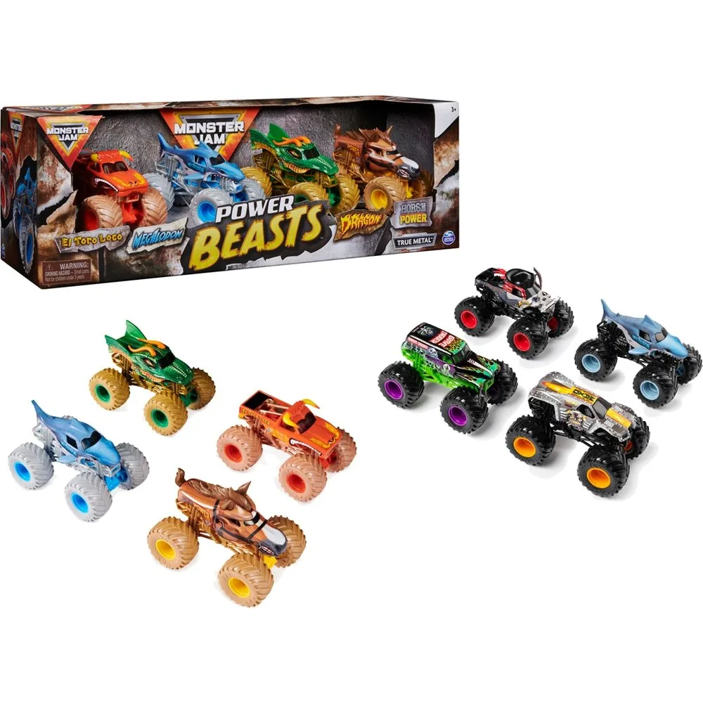 Surtido die cast 1:64 pack 4 - MONSTER JAM - FashionsVida