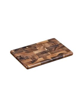 Tranchierbrett AKAZIE 36x23cm Dunkel Braun braun baby