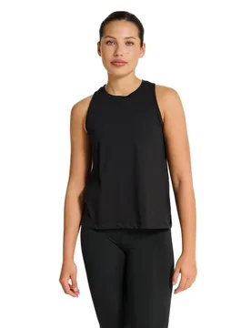 T-shirt Sans Manches Yoga Canja Loose Black S - Hummel - FashionsVida