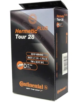 Tour hermeticp 28x1 1/4-175 sv40mm cámara bicicleta mtb (UNICA) - Continental - FashionsVida