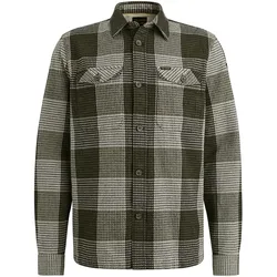 Structure Block Check Overshirt 2 male