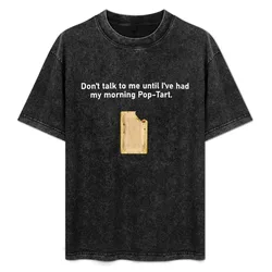 Morning Pop-Tart T-Shirt Holiday Casual Short Sleeve Top