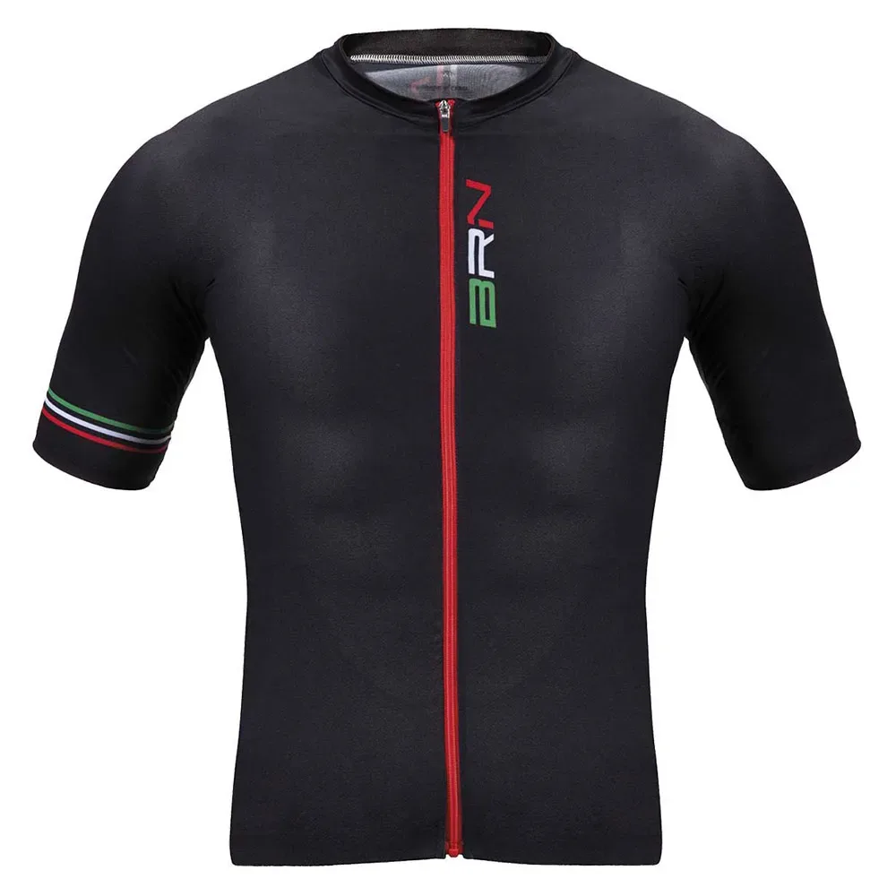 Maglia A Maniche Corte Cross Black / Italy - Brn - FashionsVida
