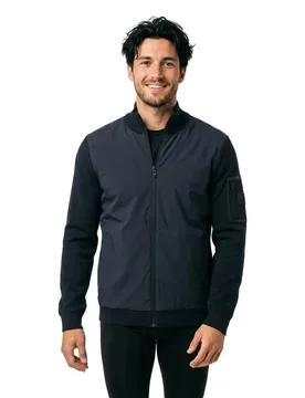Giacca Bomber Momentum 10277222 Green Dark Blue L - BOSS - FashionsVida