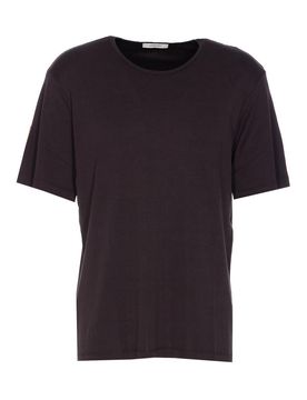 T-shirt a costola inchiostro a inchiostro