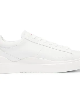 Deportivas tipo cupsole en piel lisa de hombre - HUGO - FashionsVida
