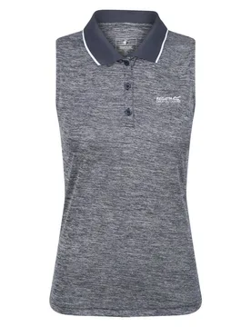 Women's Tima II Sleeveless Polo Shirt in Navy Size: 14 - Navy - Size: 14 - Regatta - FashionsVida