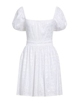 Mini-Kleid Damen Weiß 36 Damen