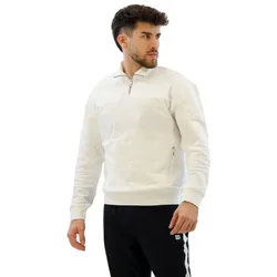 Parkside Half Zip Sweatshirt Bright White M