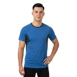 T-shirt à Manches Courtes Accelerate 18382 Azure Blue / Dark Navy 3XL
