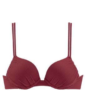 SUNSEEKER Top de bikini rojizo