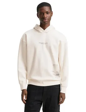 Felpa Con Cappuccio 109005 Wool White XL