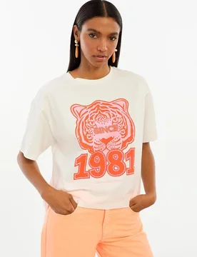 Camiseta de mujer motivo tigre 1981 - Lola Casademunt - FashionsVida
