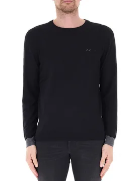 SUN68 Maglia misto lana NERO L - Sun68 - FashionsVida