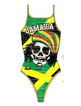 Jamaica Thin Strap Swimsuit Multicolor 7-8 Years Girls - TURBO - FashionsVida