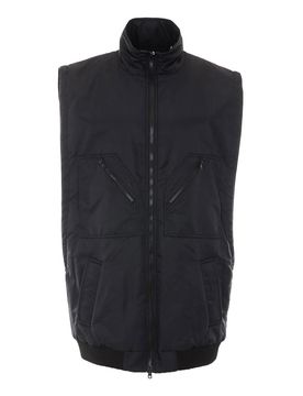 Gilet con chiusura zip sul davanti