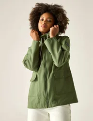 Orlea Oversized Hooded Rain Jacket Green female