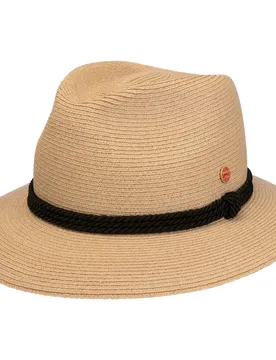 Mathis Raffia Tyrolean Hat by - nature - Female - Size: L (58-59 cm) - Mayser - FashionsVida